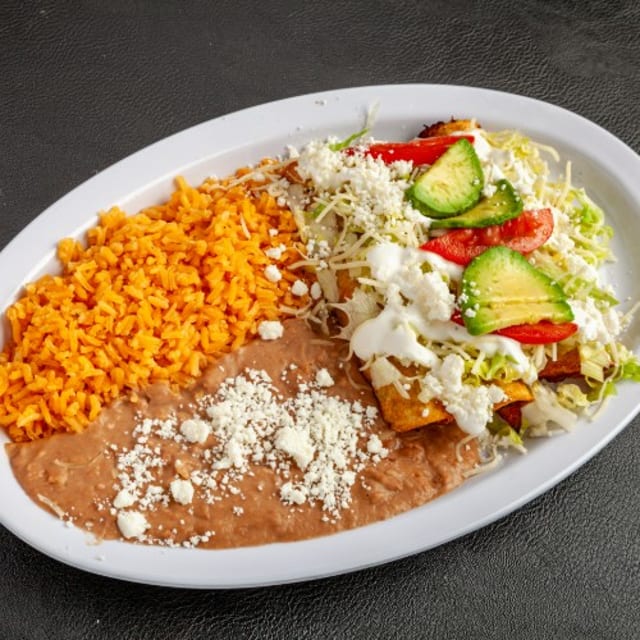 Chicken Flautas.