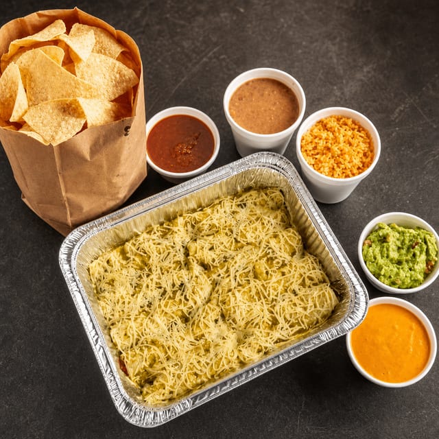 Family Enchilada Meal for 4.